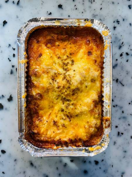 Lasagnes de bœuf plat du jour à emporter