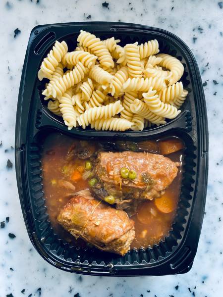Paupiettes de veau champignons carottes à Marignane