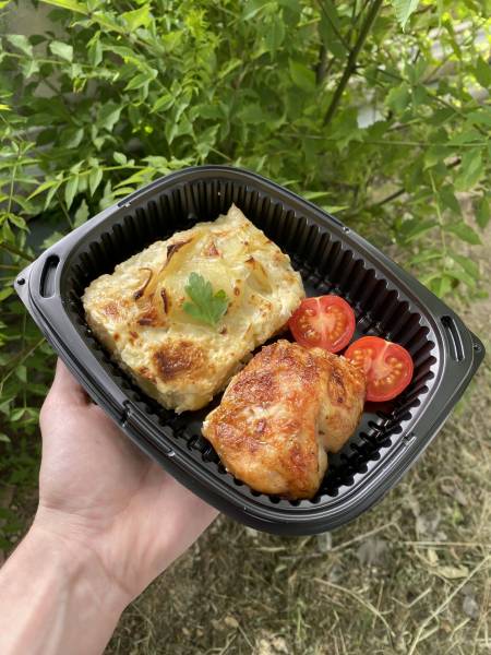 Pavé de poulet + Gratin dauphinois